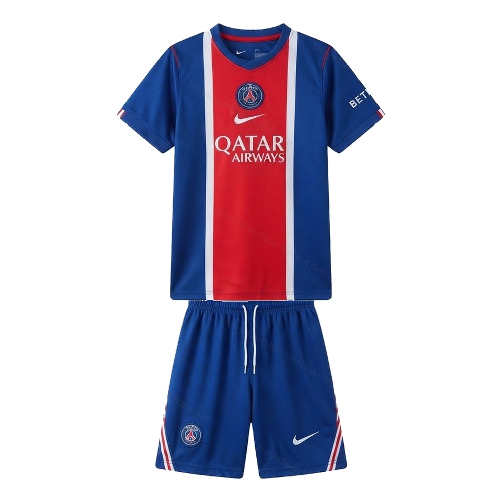 PSG Home and Away Gift Pack Kids Football Kits 25/26 - View 2