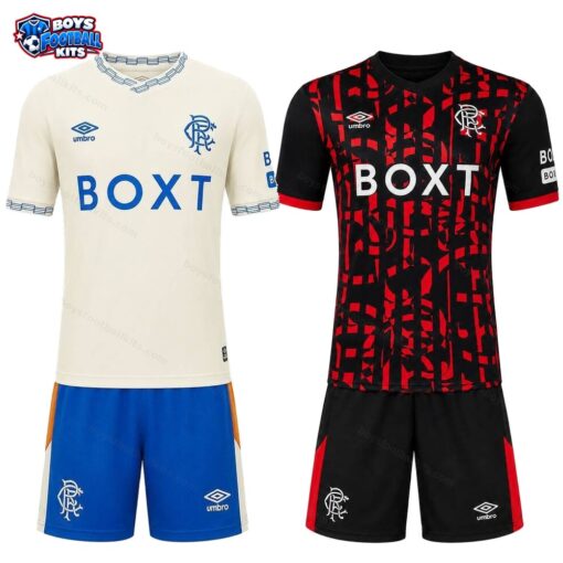 Rangers Away and Third Gift Pack Kids Football Kits 26/27-thumbnail
