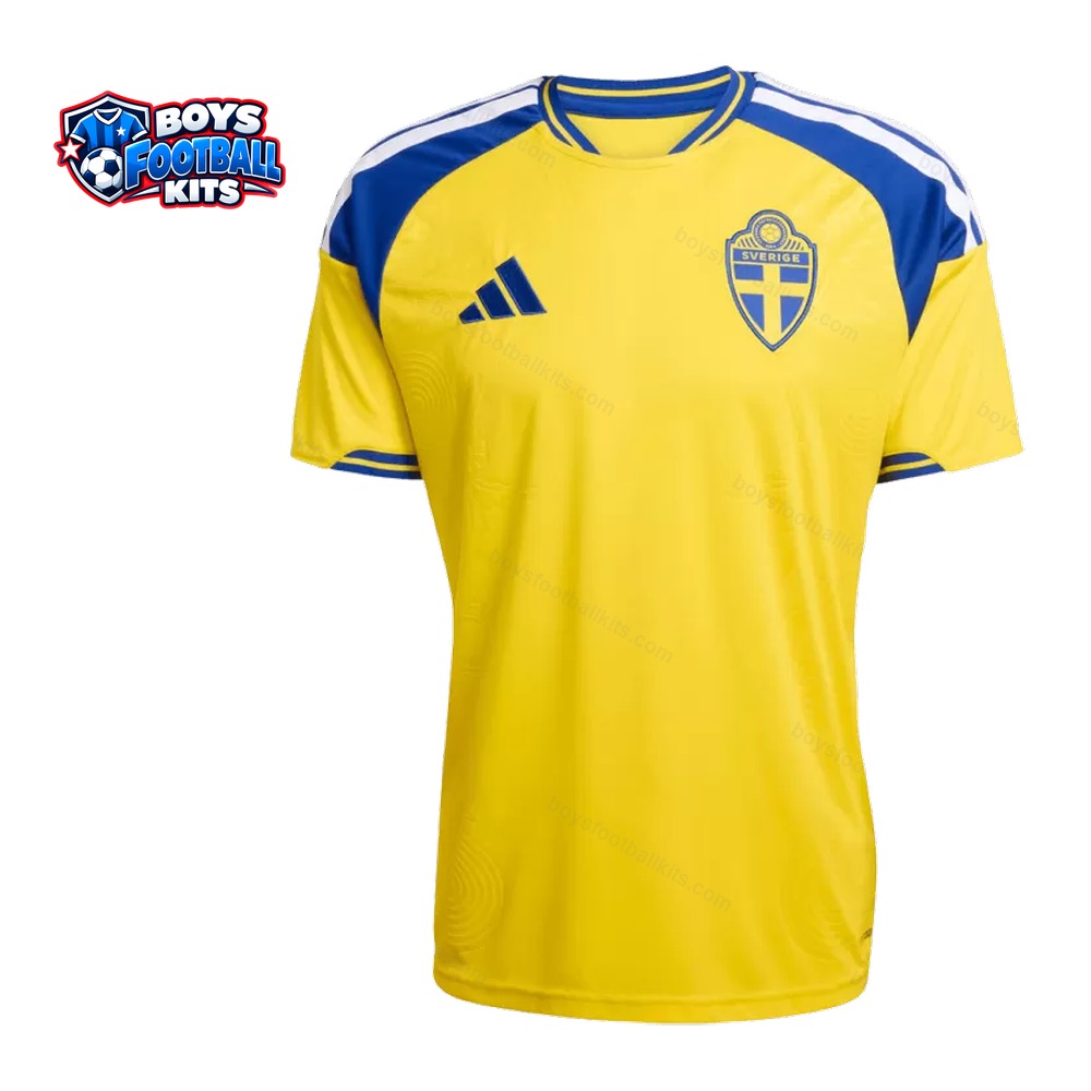 Sweden Home World Cup Football Shirt 2026 - Front Studio View
