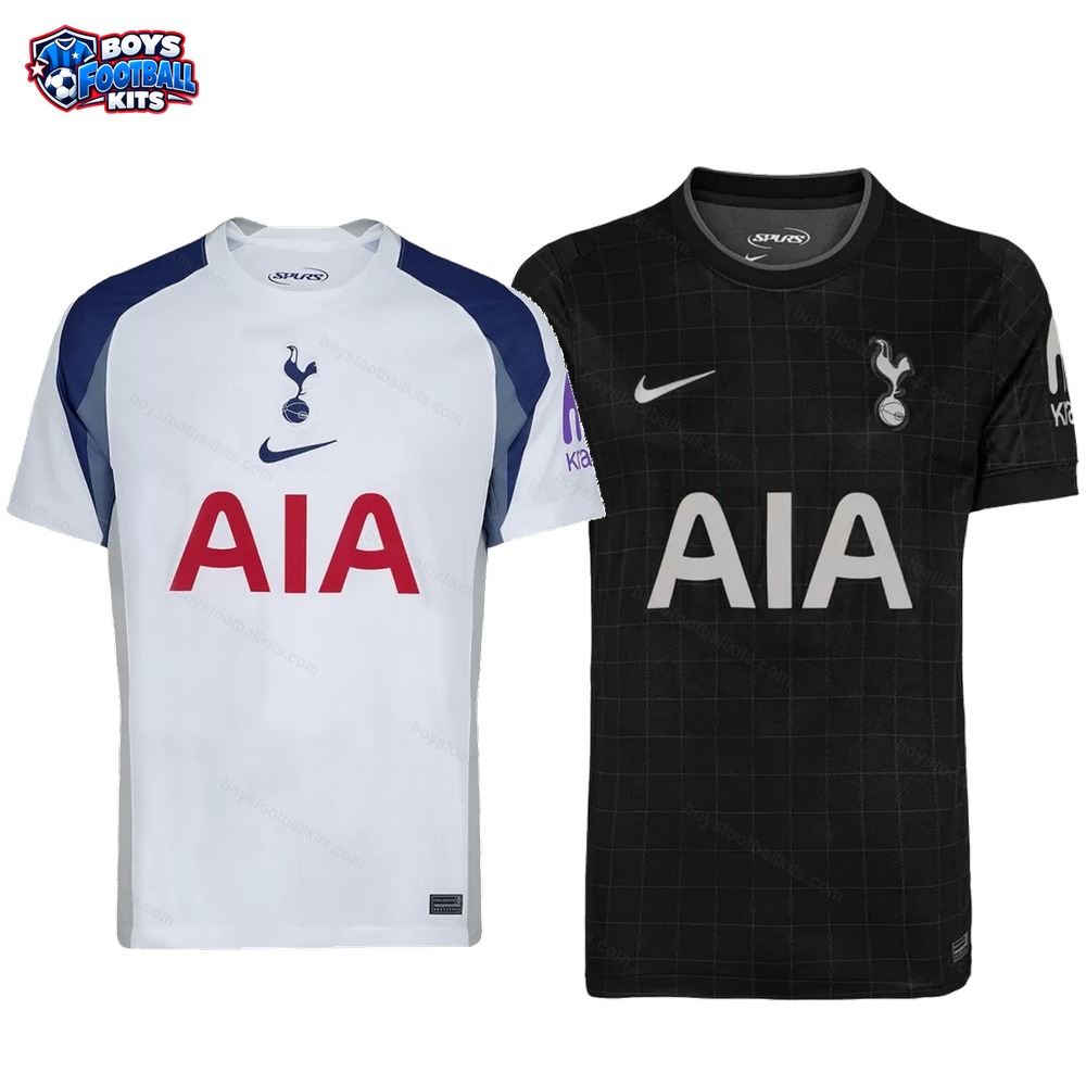 Tottenham Hotspur Home and Away Gift Pack Football Shirts 25/26 - 2-Shirt Value Bundle