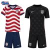 United States Home and Away Gift Pack World Cup Kids Football Kits 2026 - 2-Kit Value Bundle