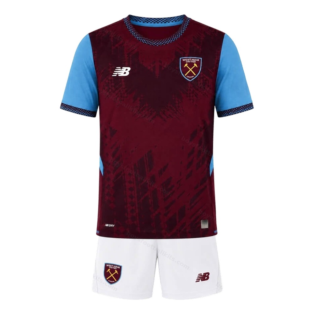 West Ham United Home and Away Gift Pack Kids Football Kits 25/26 - View 2